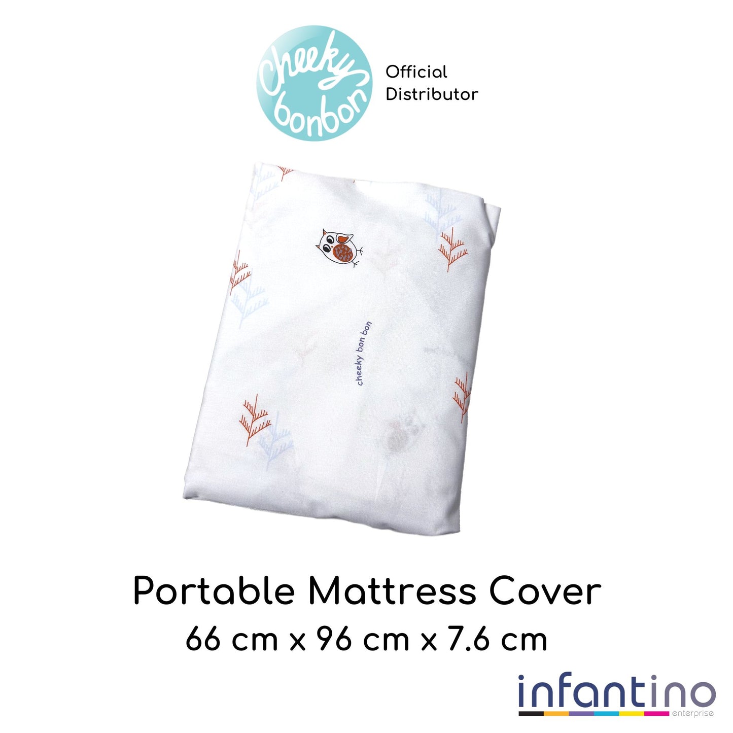 Cheeky Bon Bon Portable Mattress Cover