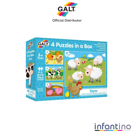 Galt 4 Puzzles In A Box