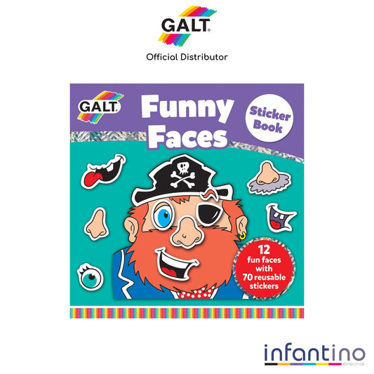 Galt Funny Faces Sticker Book