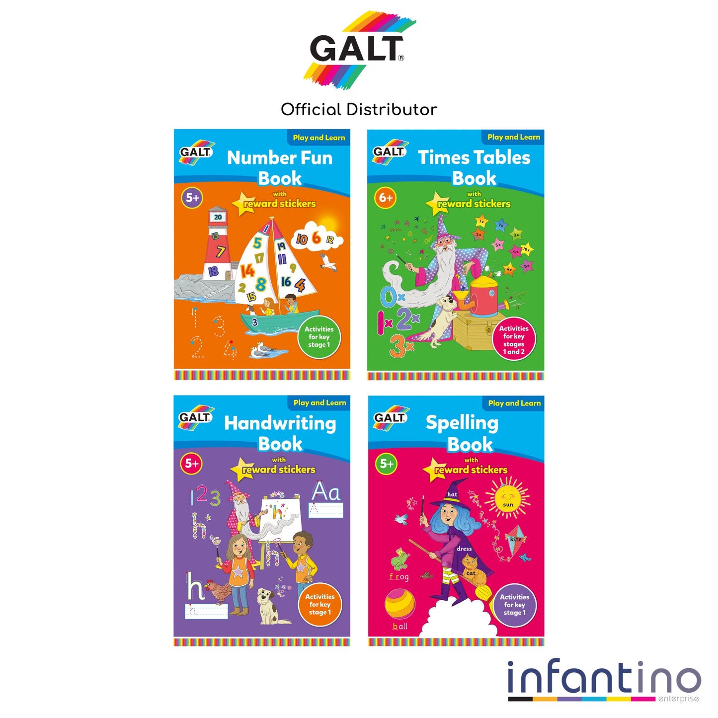 Galt Home Learning Books - Play and Learn