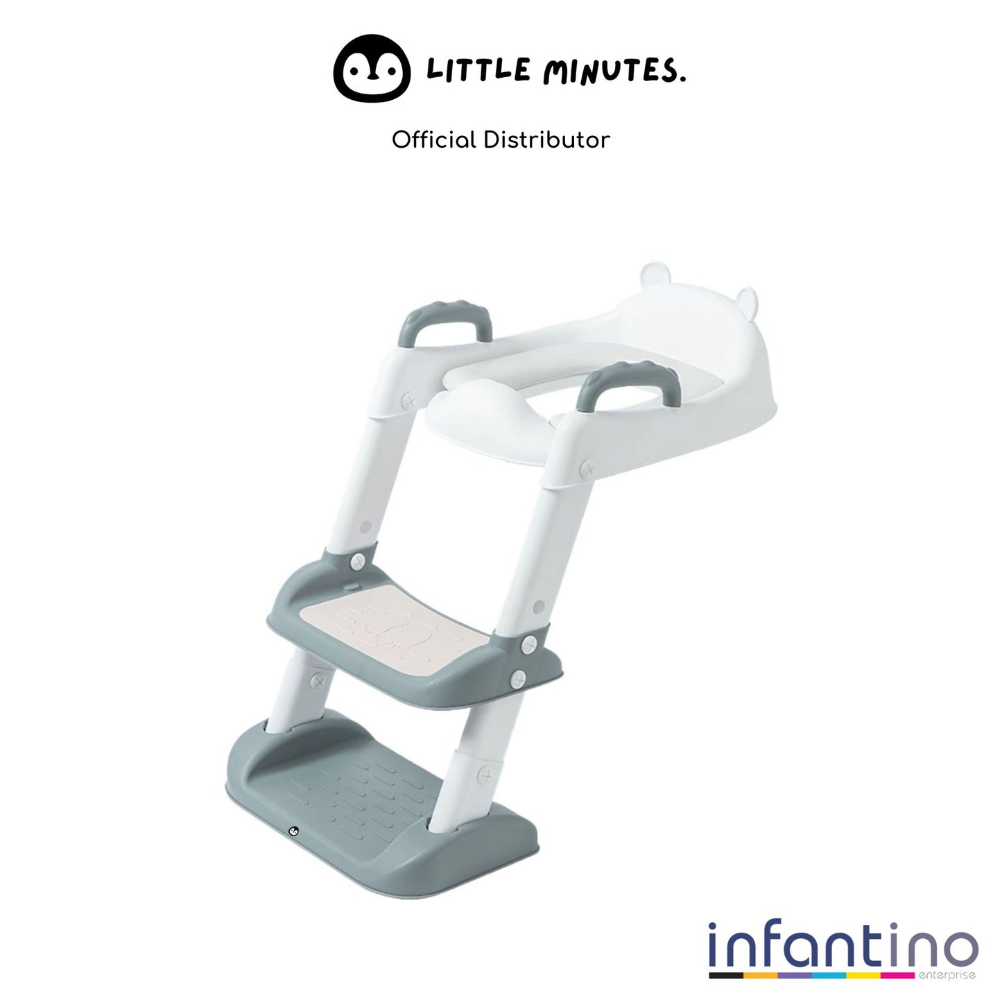 Little Minutes Training Potty Seat With Foldable Step Ladder