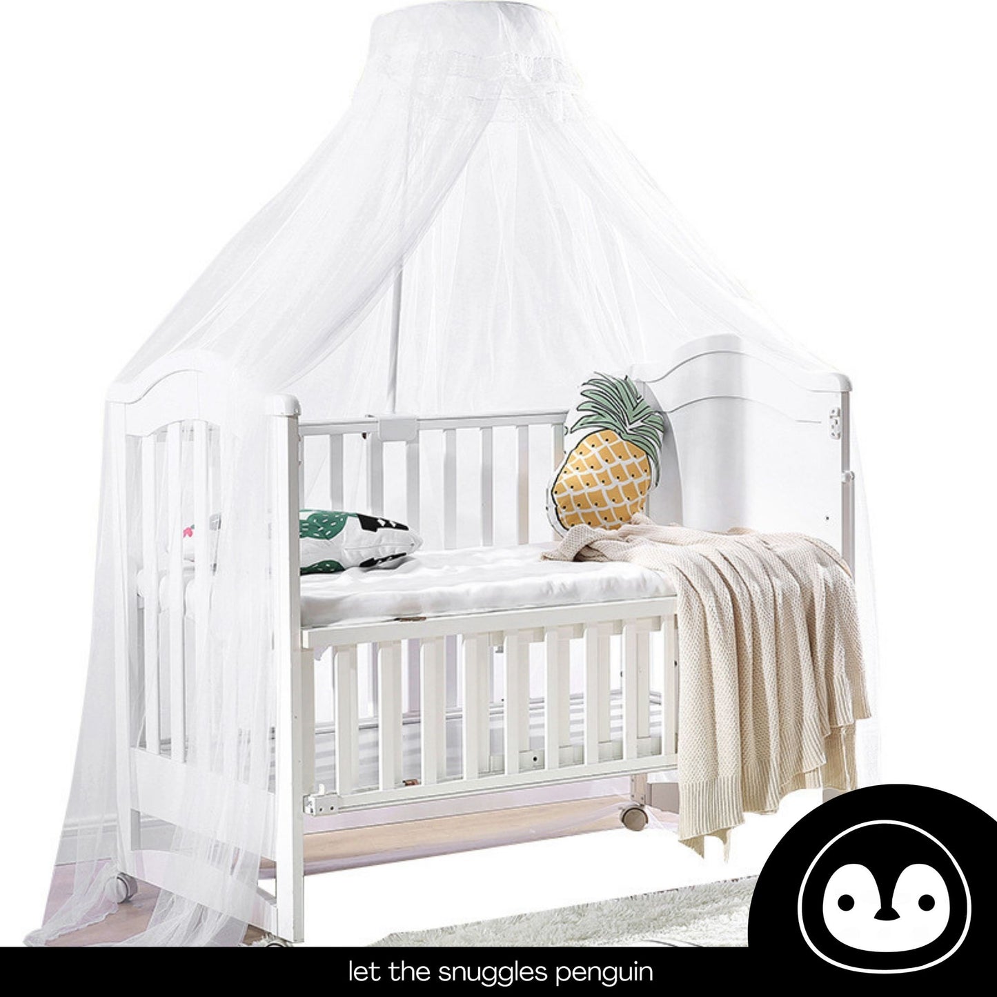 Little Minutes Baby Cot Mosquito Net With Stand