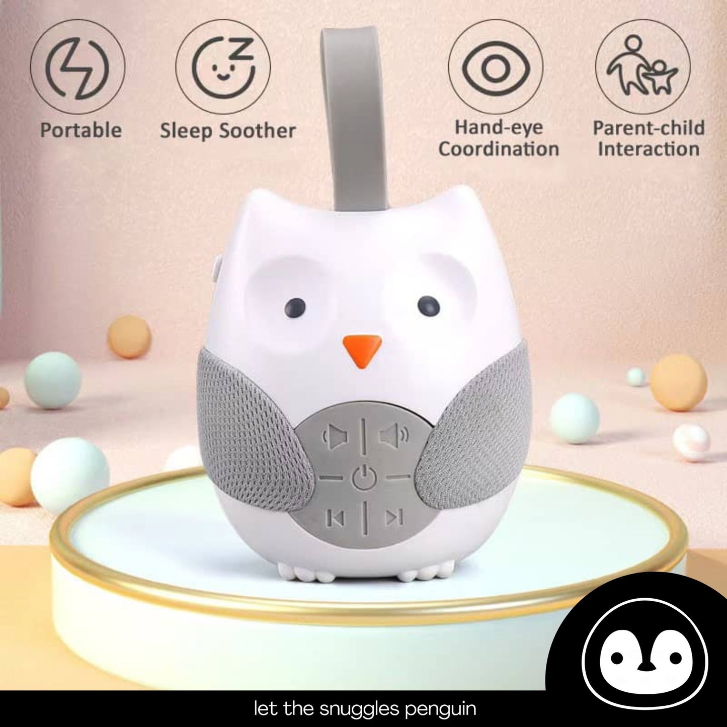 Little Minutes Portable Owl Baby Soother