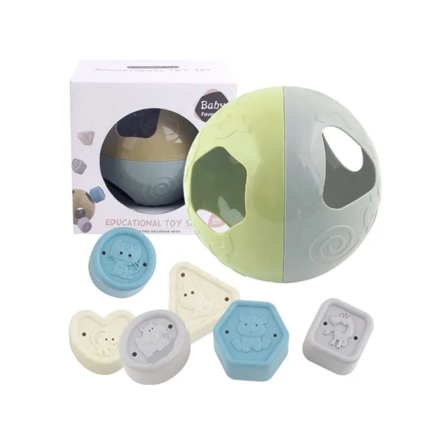 Maya & Friends Animal Shape Sorter Ball (Assorted Colours)