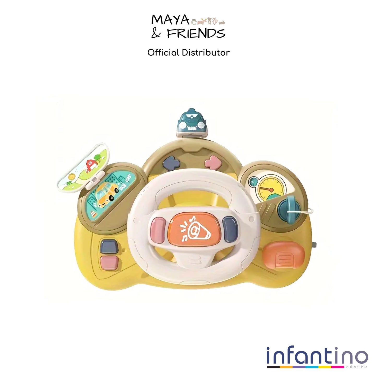 Maya & Friends Baby First Driving Simulator Toy