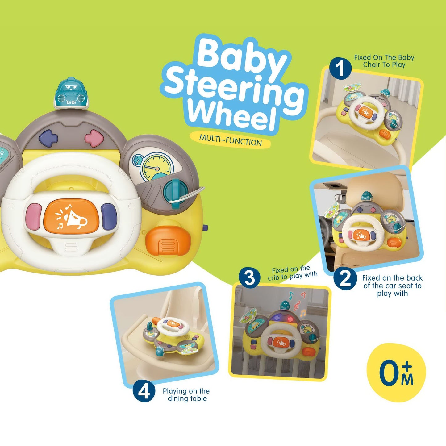 Maya & Friends Baby First Driving Simulator Toy