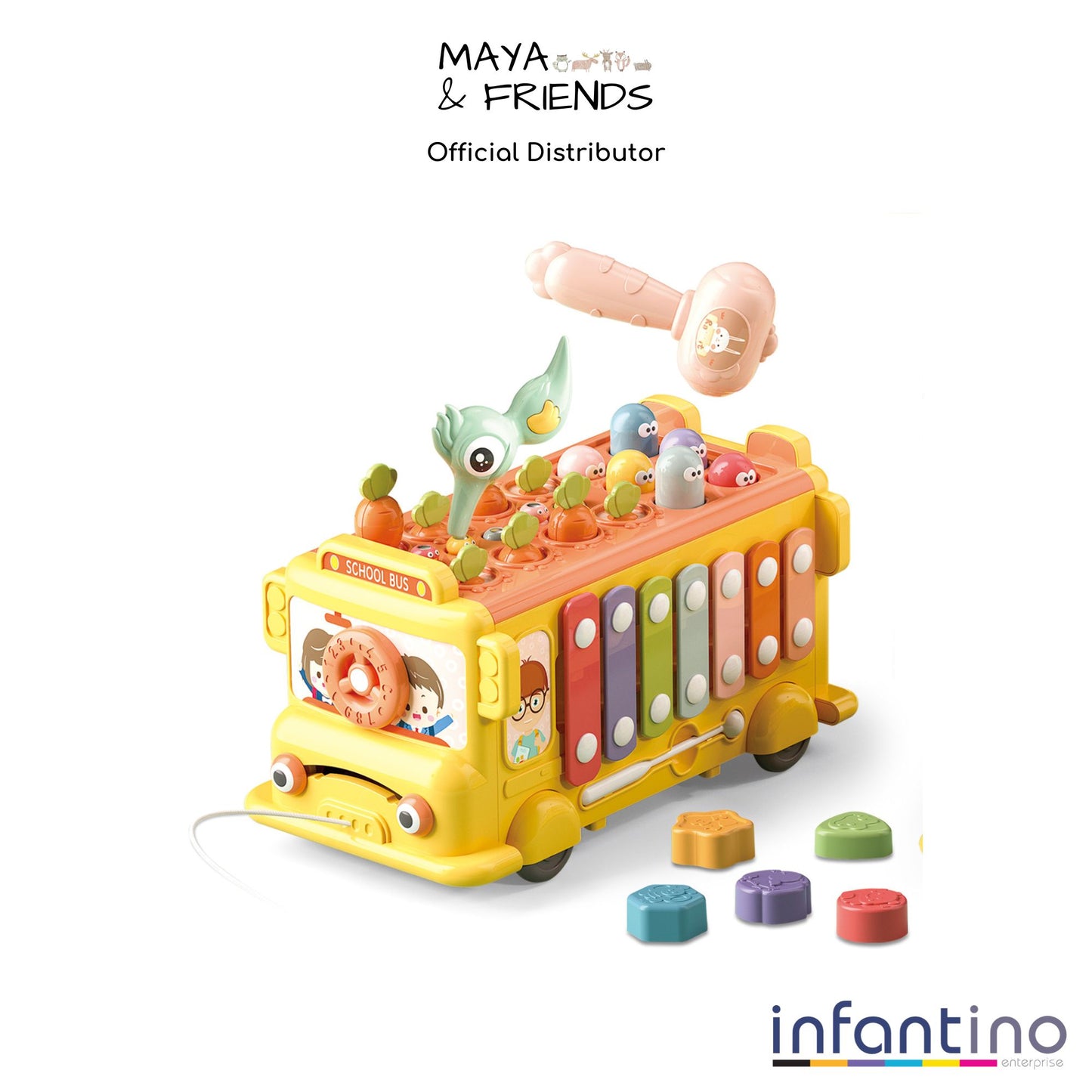 Maya & Friends Educational School Bus