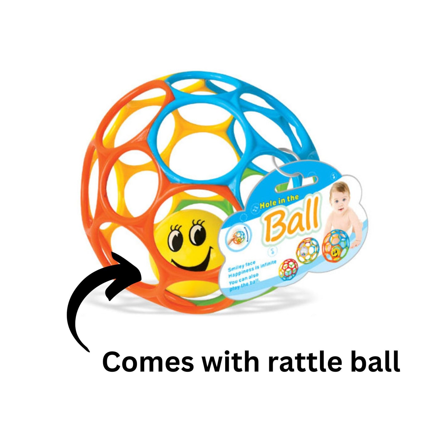 Maya & Friends Classic Soft Oball With Rattle