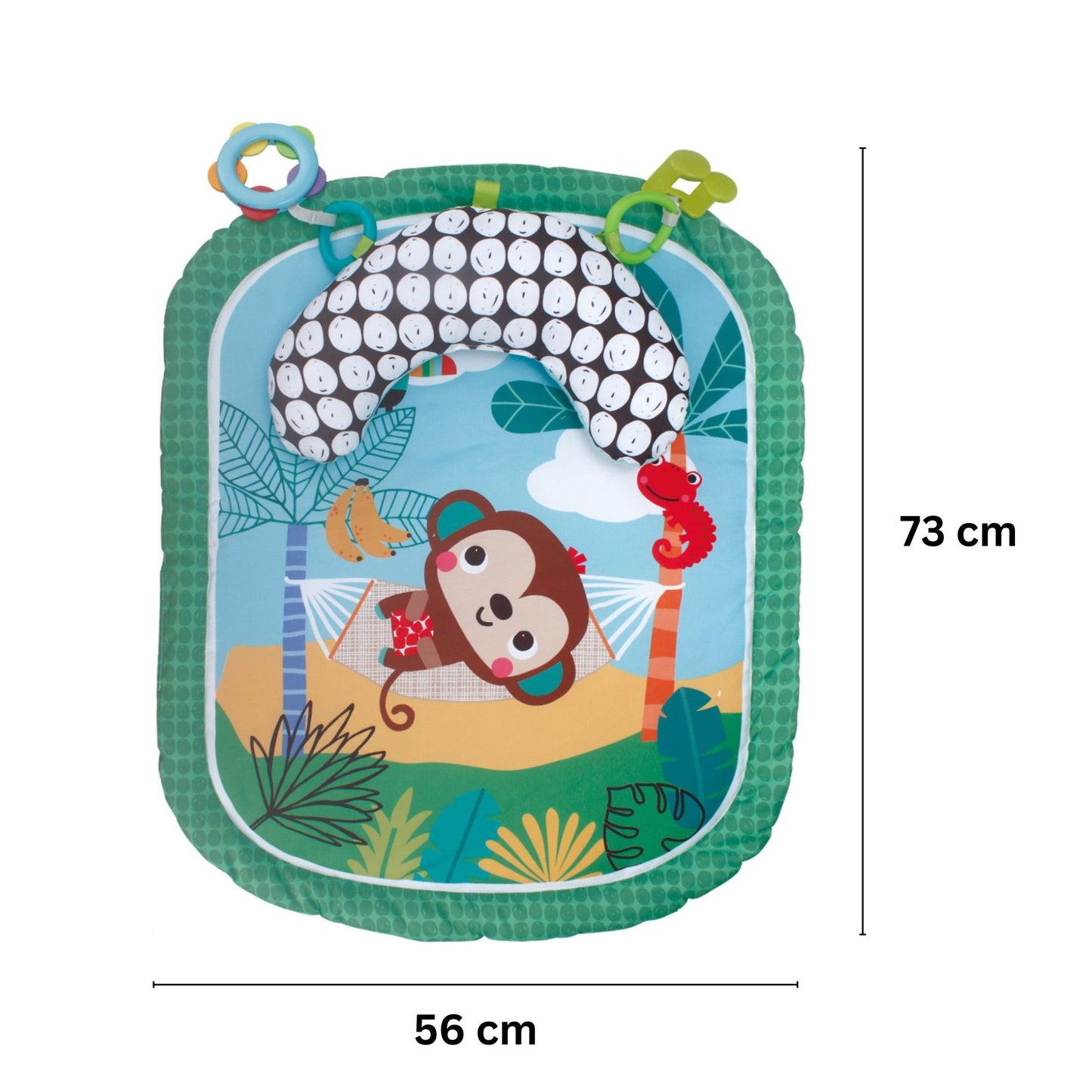 Maya & Friends Baby Tummy Time Prop Mat