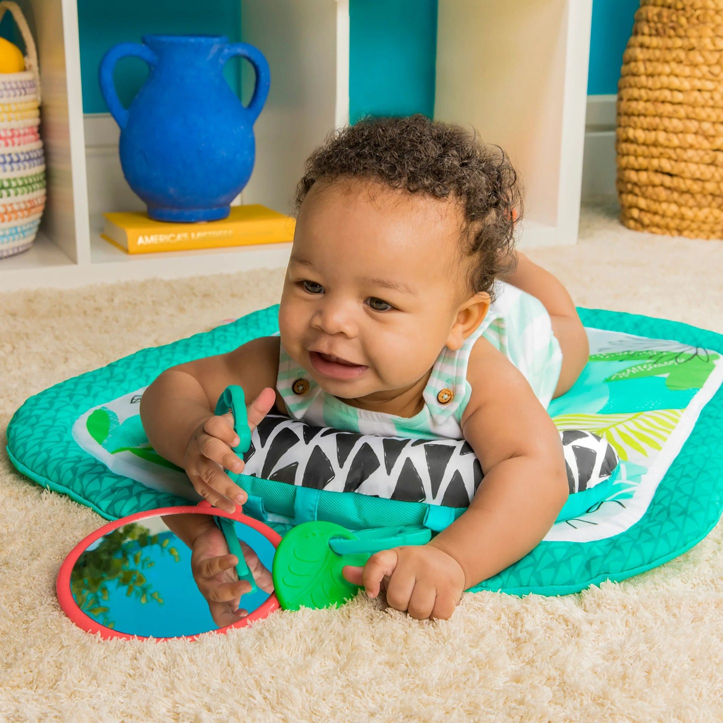 Maya & Friends Baby Tummy Time Prop Mat