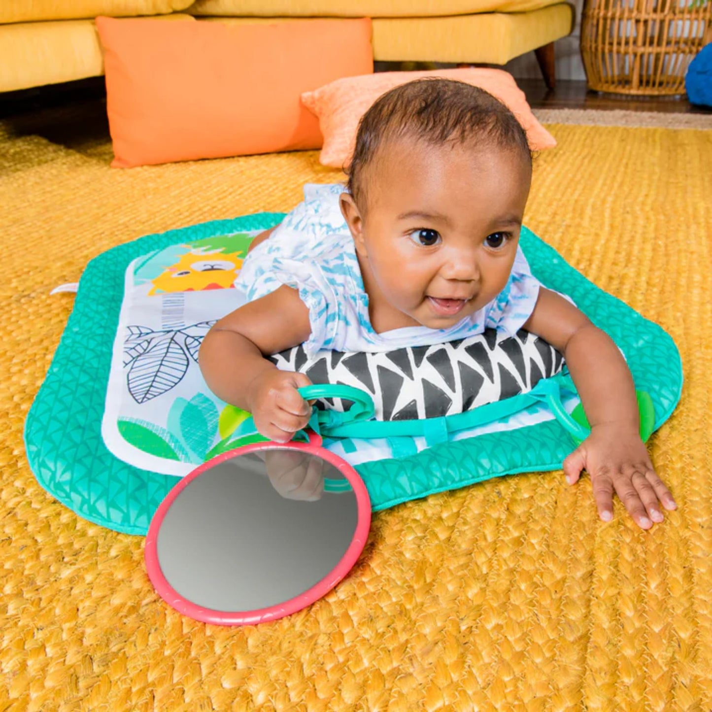 Maya & Friends Baby Tummy Time Prop Mat