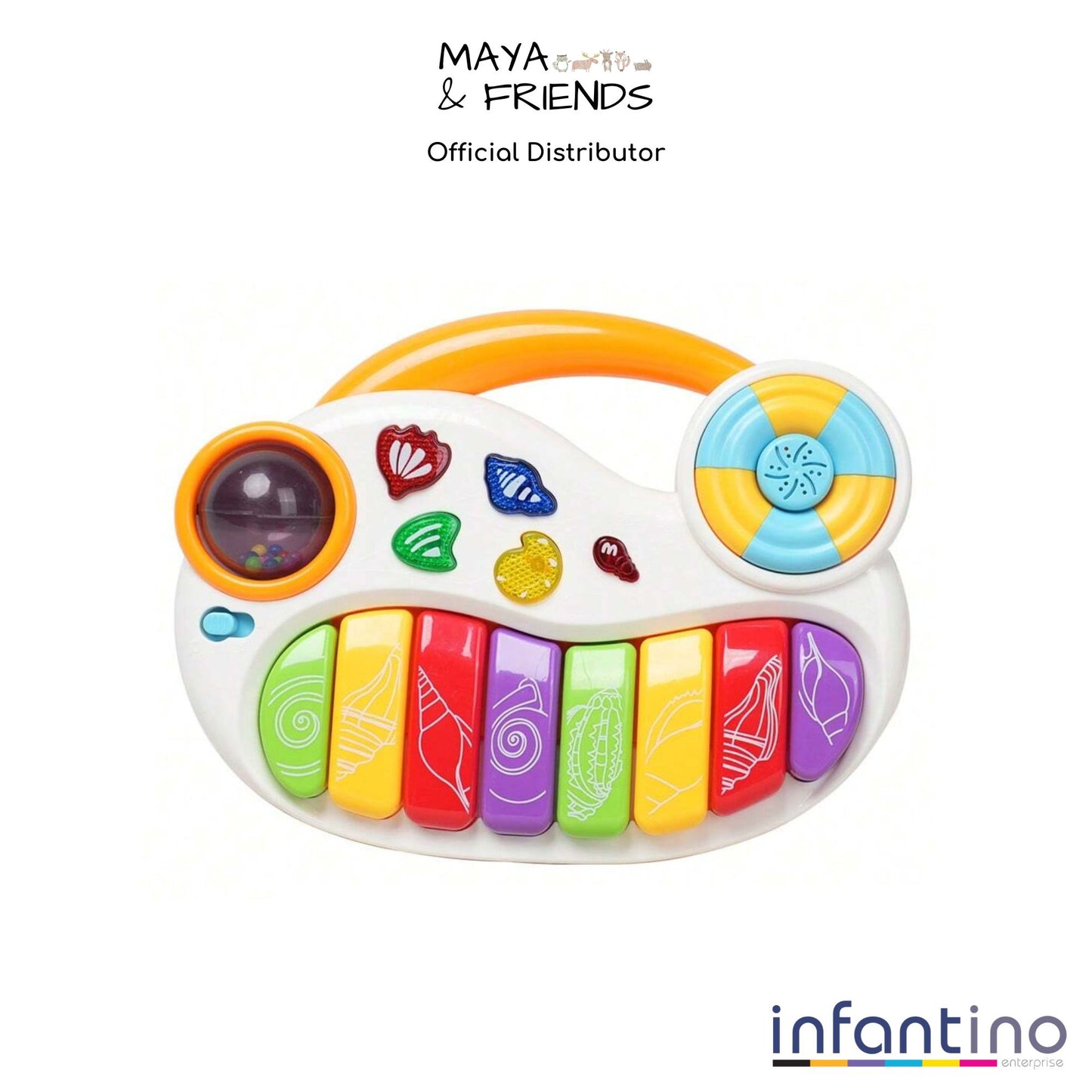 Maya & Friends Baby Seaside Piano Keyboard