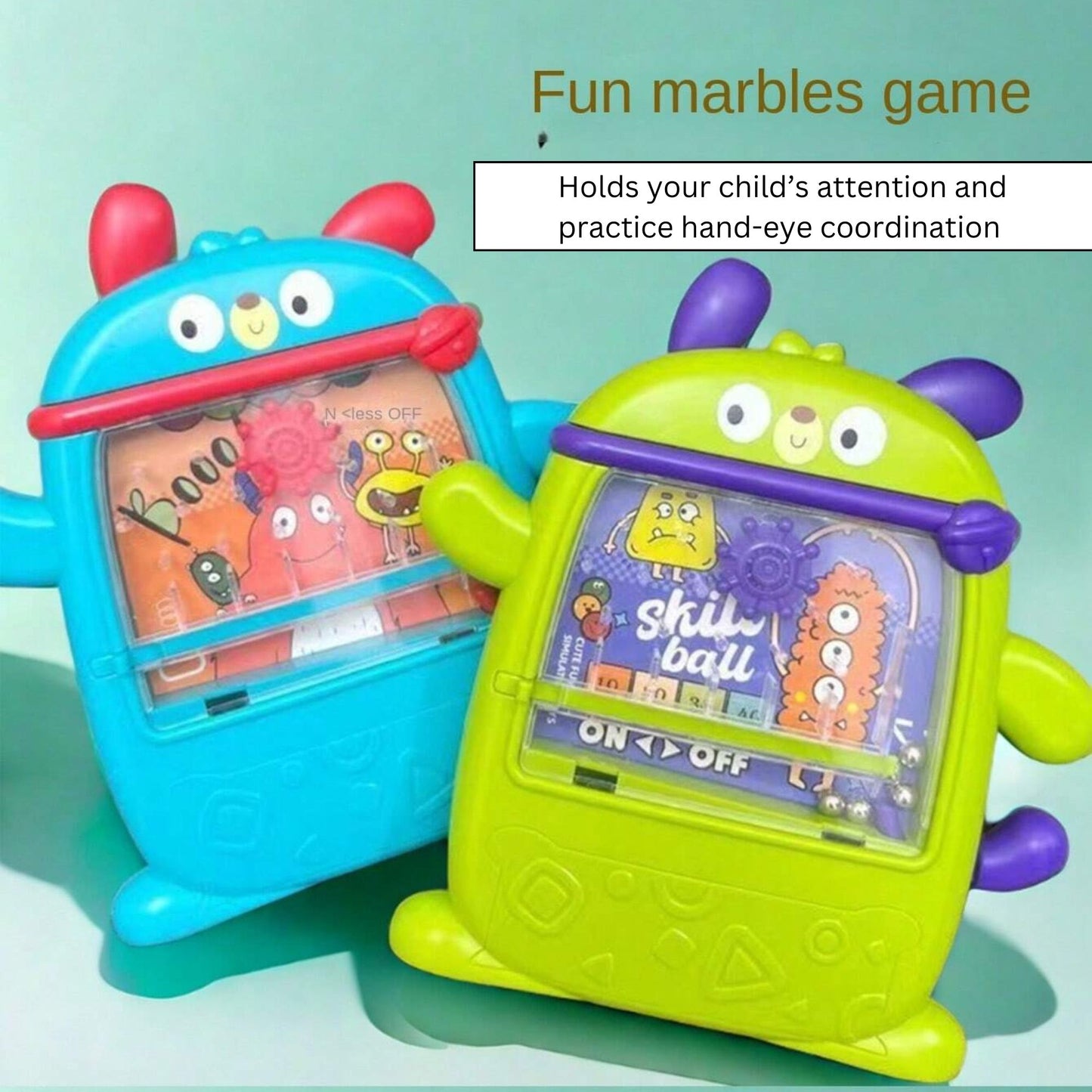 Maya & Friends Mini Handheld Pinball Game (Assorted Colours)