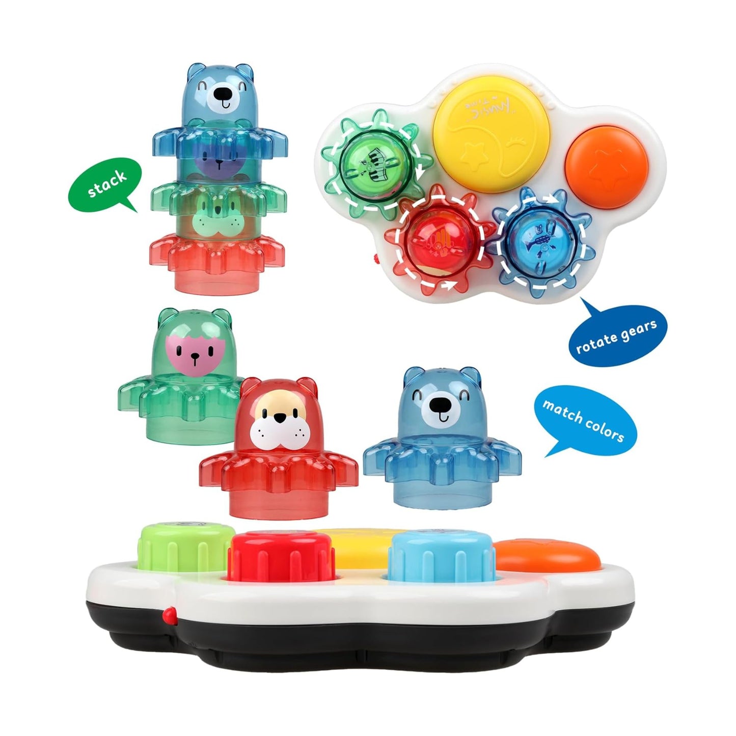 Maya & Friends Baby Musical Light Up Drum Set