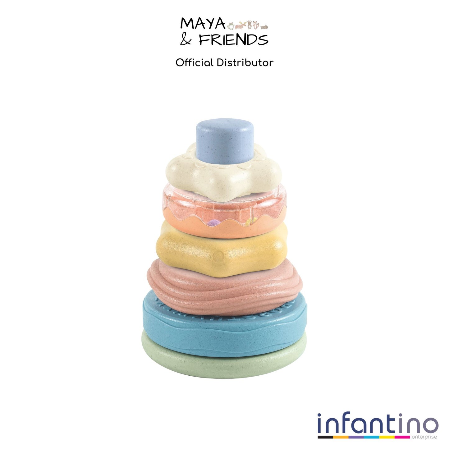 Maya & Friends 7pcs Baby Stacking Ring Set