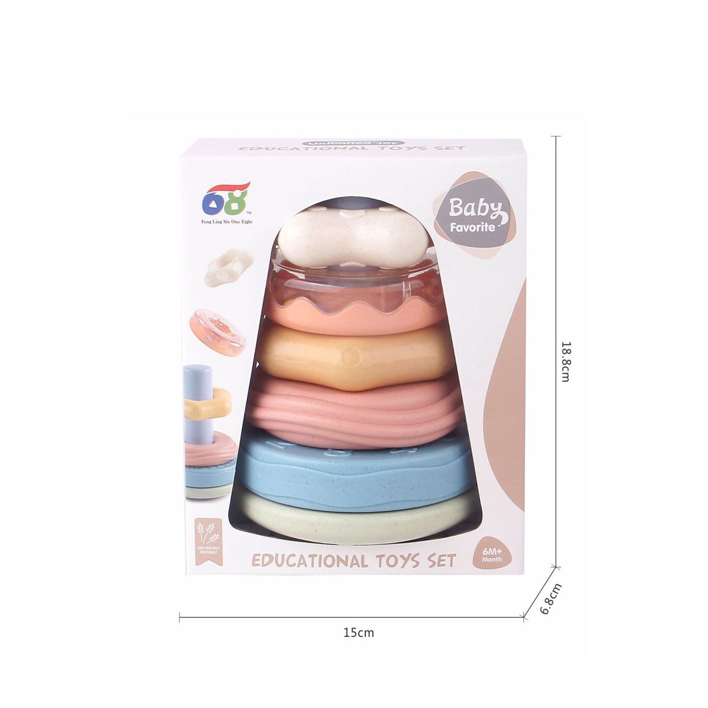 Maya & Friends 7pcs Baby Stacking Ring Set