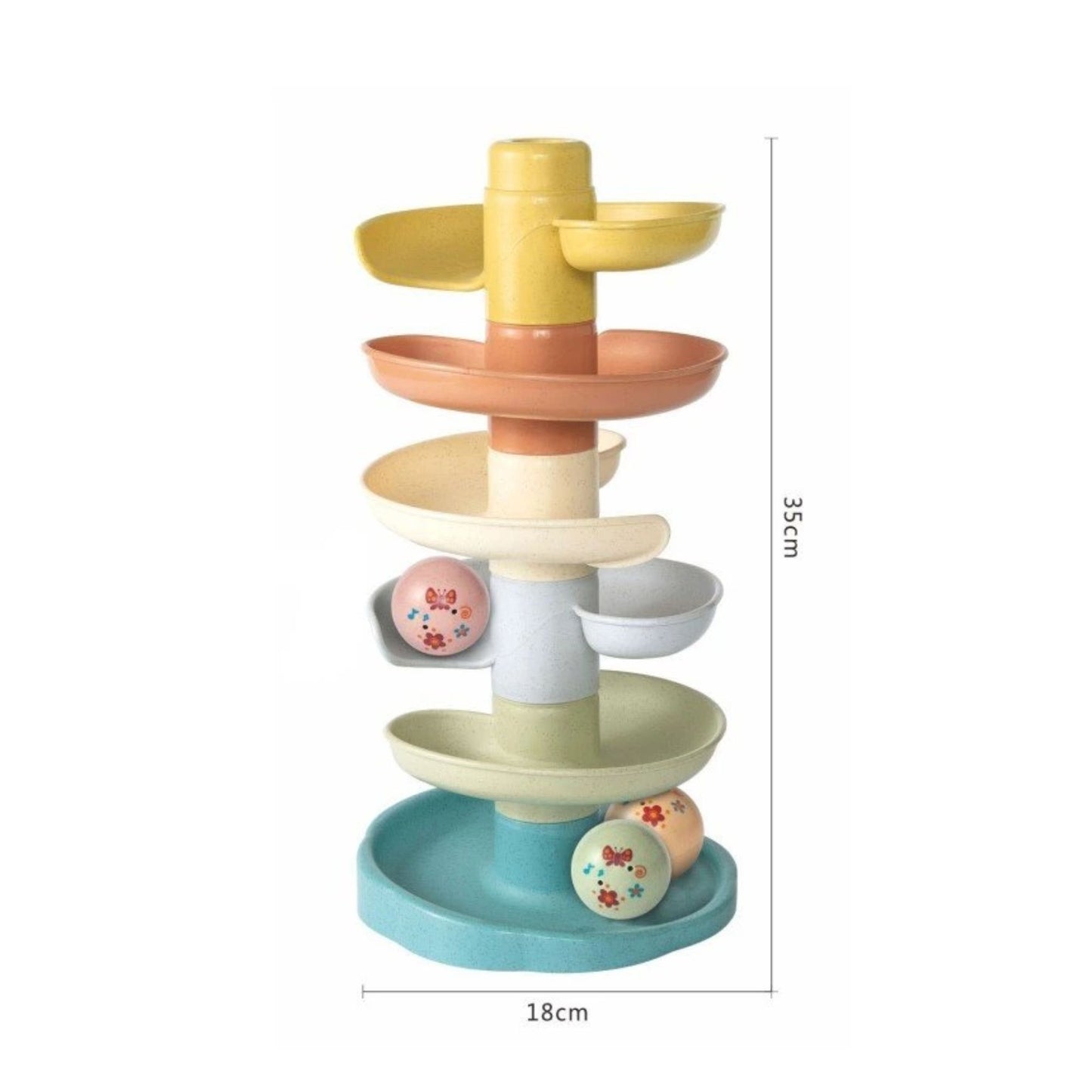 Maya & Friends 6pcs Spiral Balancing Ball Track