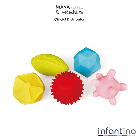 Maya & Friends Baby Textured Sensory Ball Set