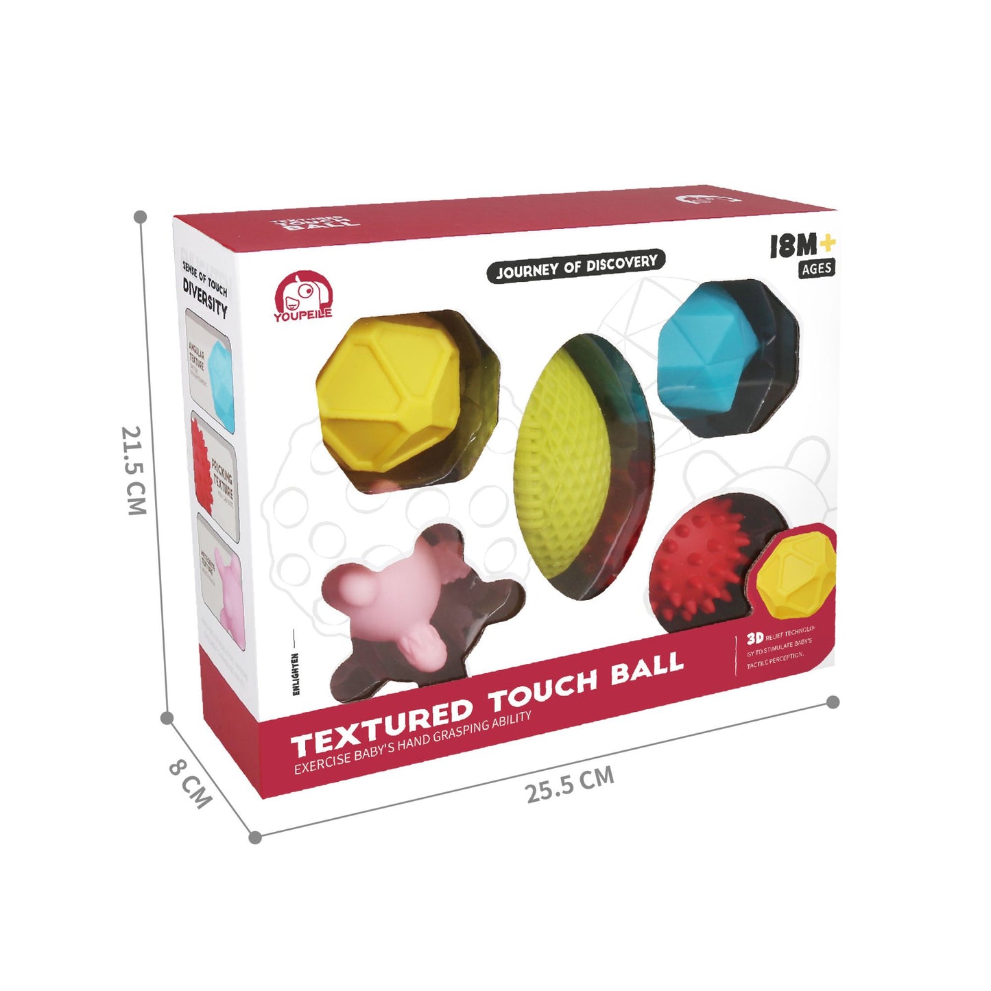 Maya & Friends Baby Textured Sensory Ball Set