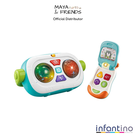 Maya & Friends Flip Phone And Boombox Musical Toy Set