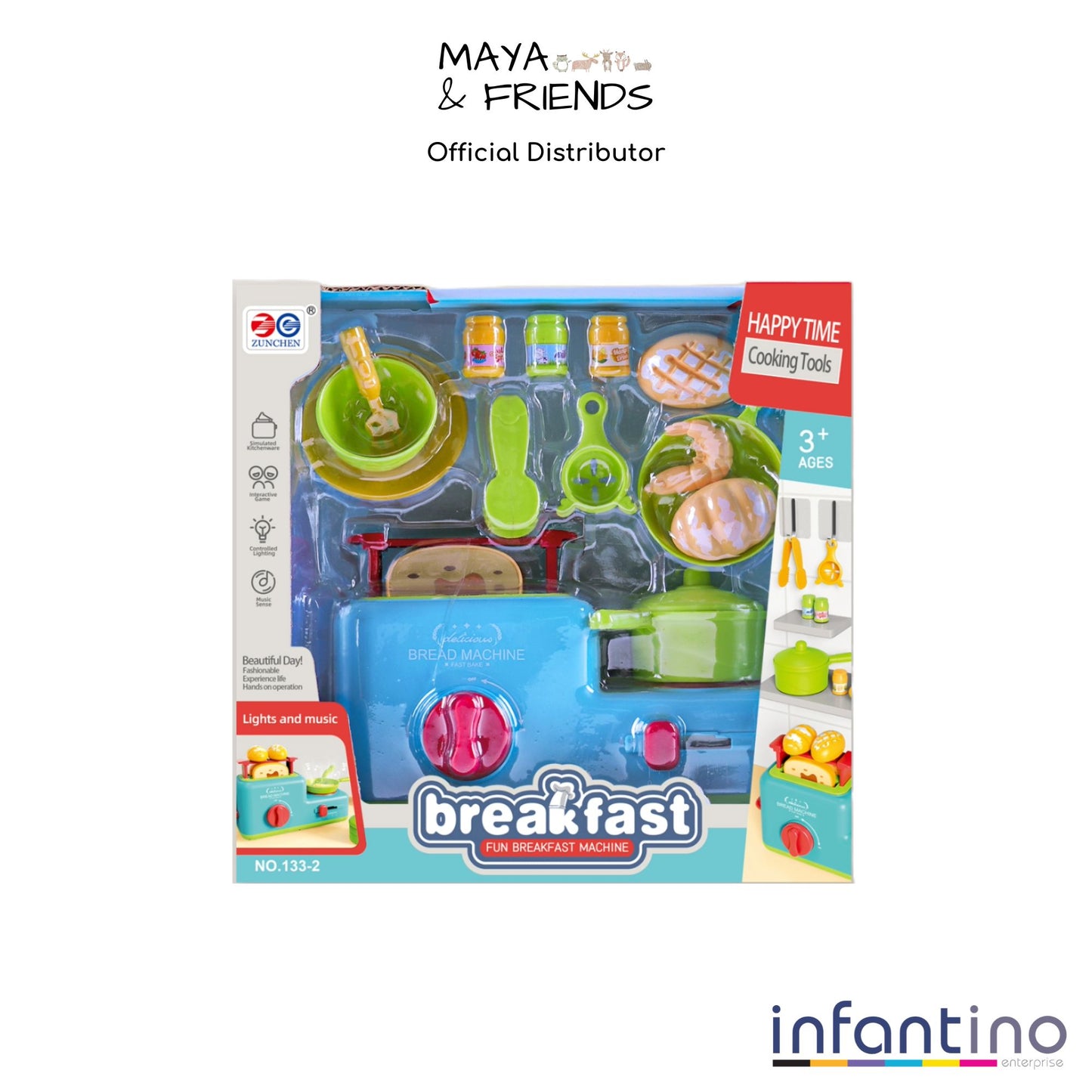 Maya & Friends Breakfast Fun Kitchen Play Set