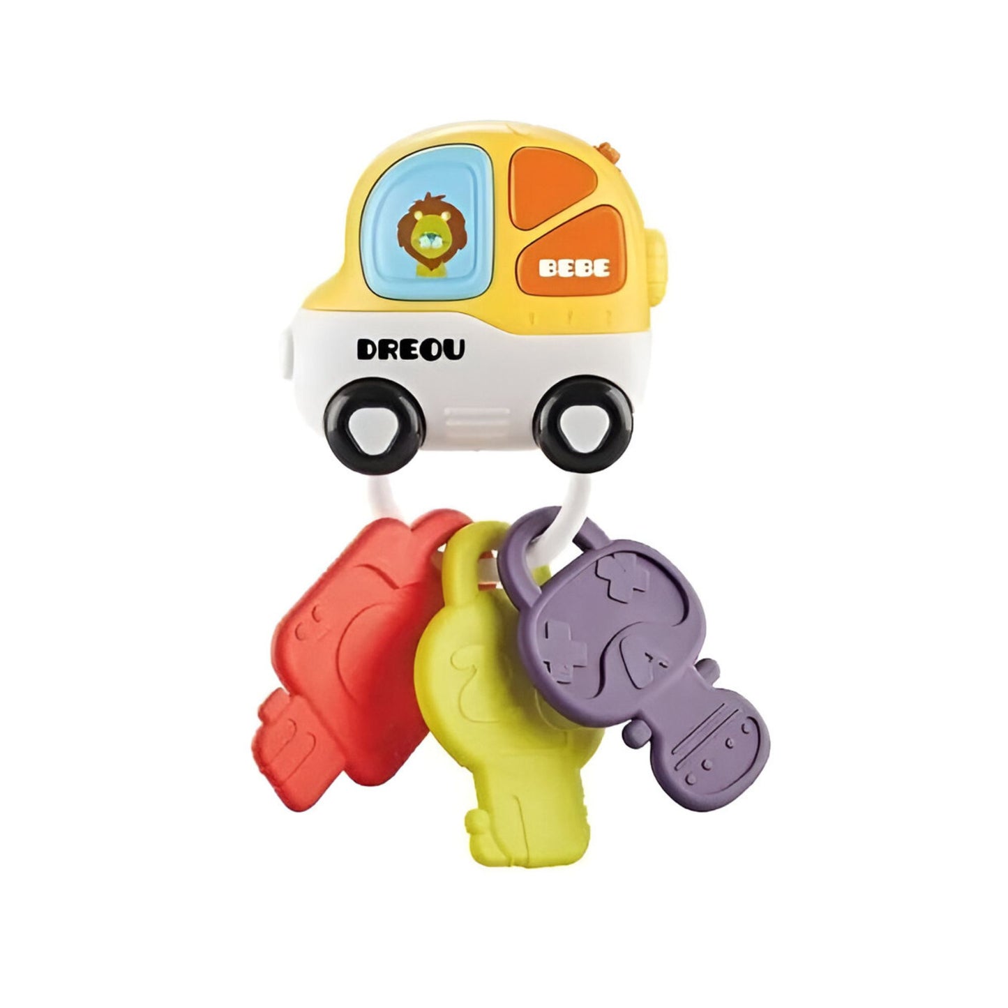 Maya & Friends Musical Car Keychain Teether