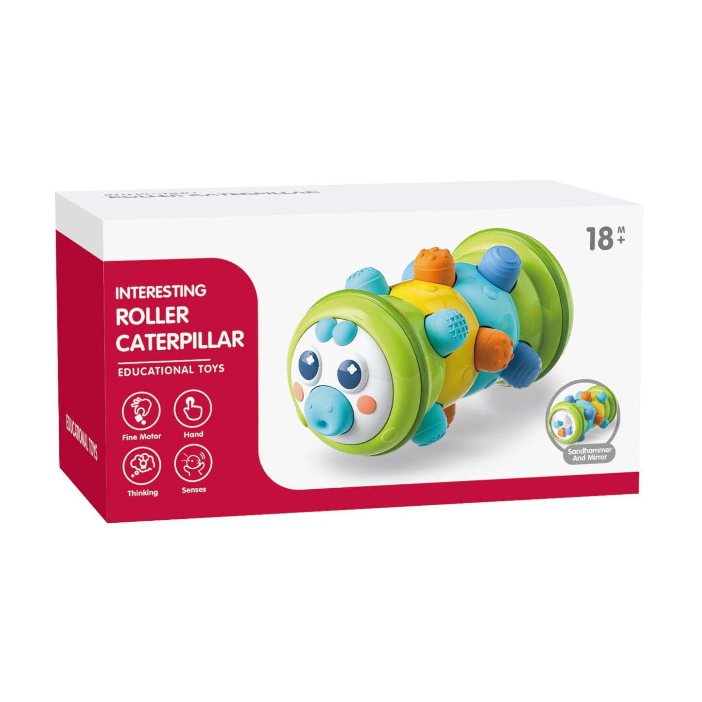 Maya & Friends Caterpillar Roller Toy