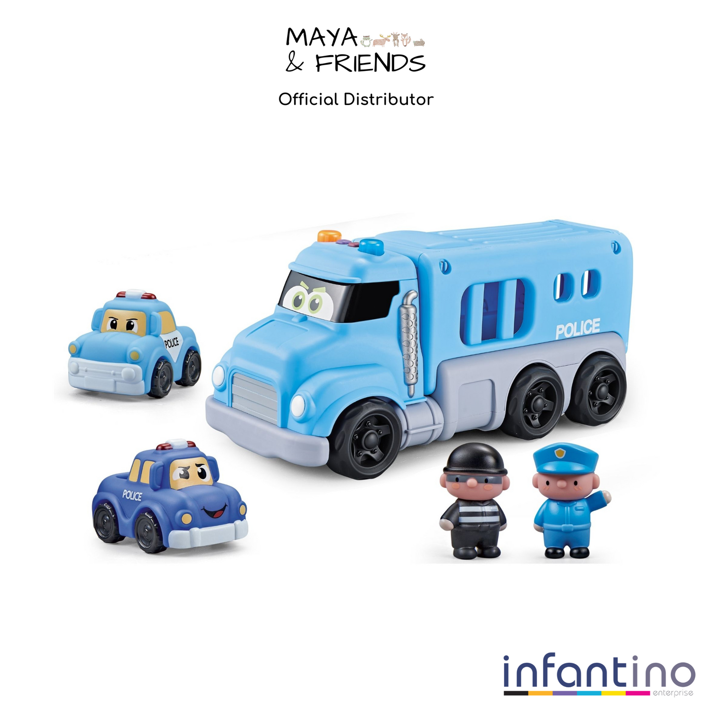 Maya & Friends Officer Wheels The Police Van