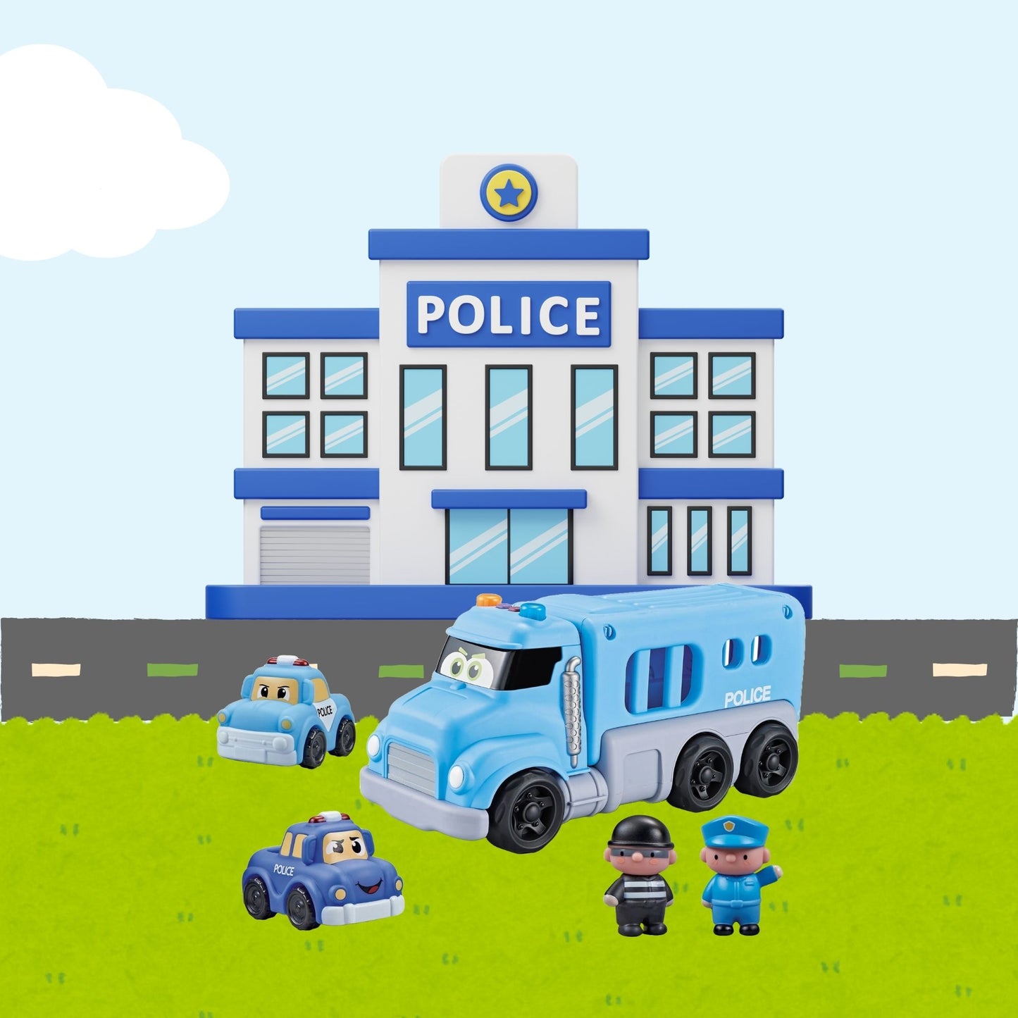 Maya & Friends Officer Wheels The Police Van