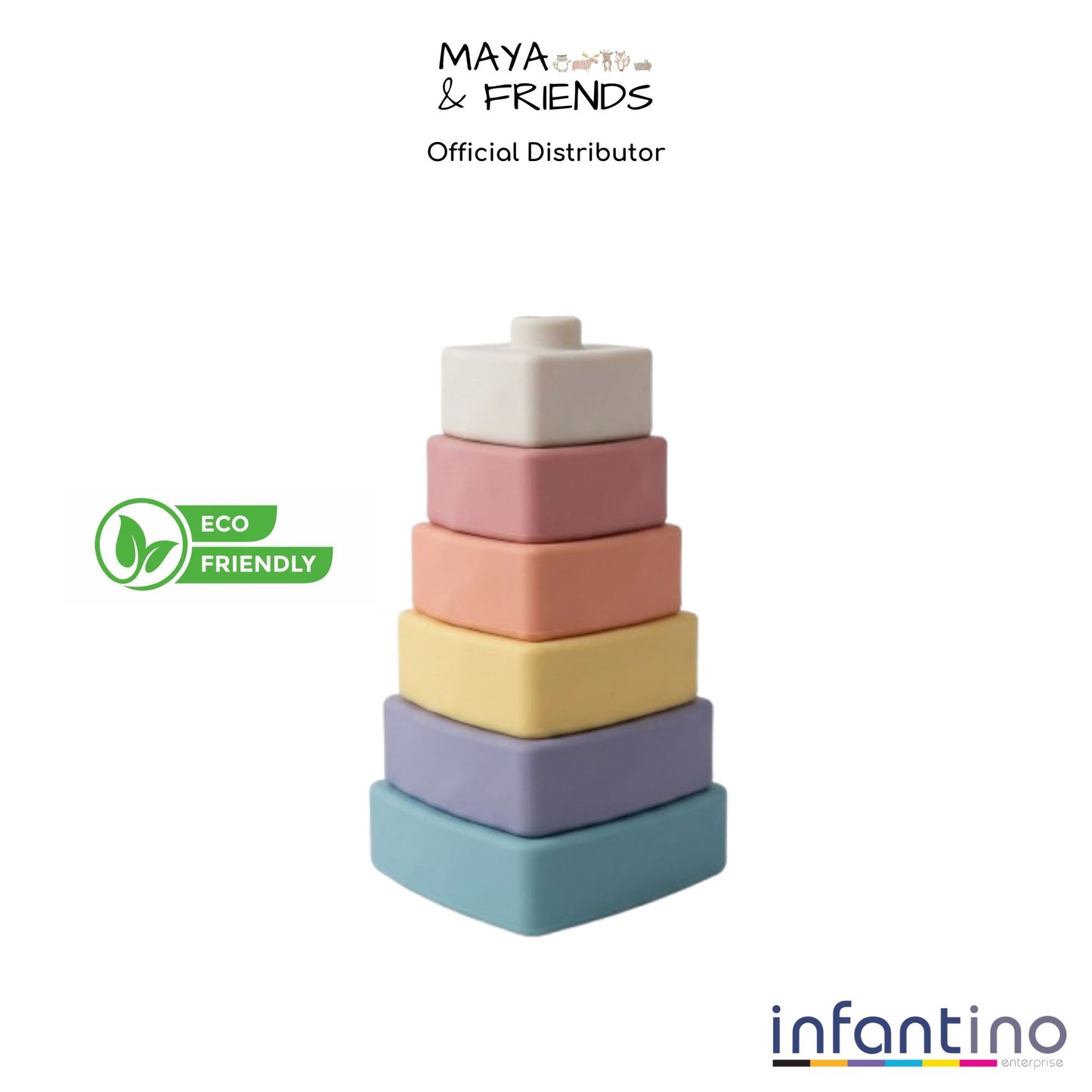 Maya & Friends Bio Silicone Soft Triangle Stacker
