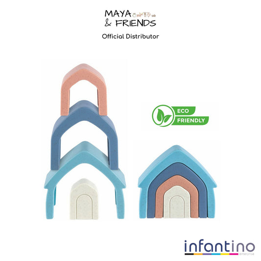 Maya & Friends Bio Stacking House - Infantino