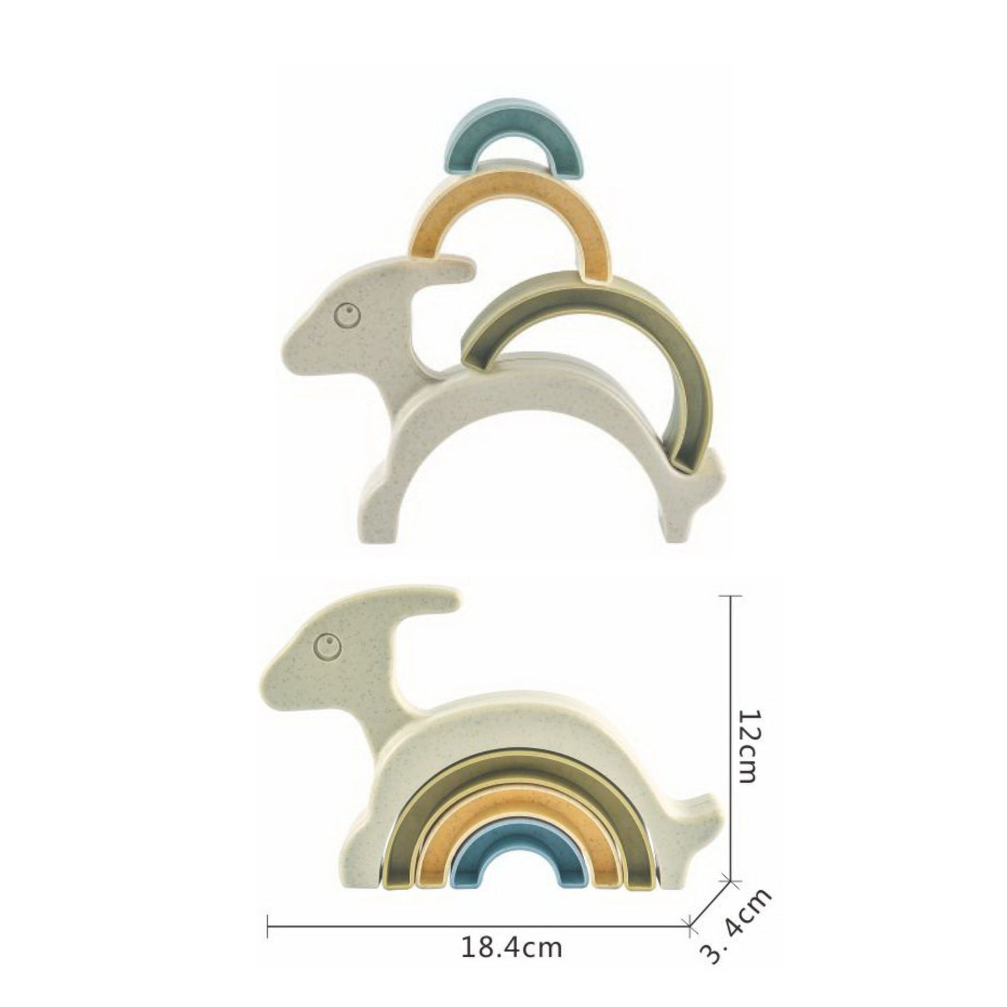 Maya & Friends Bio Dinosaur Stacker (Assorted Colours)