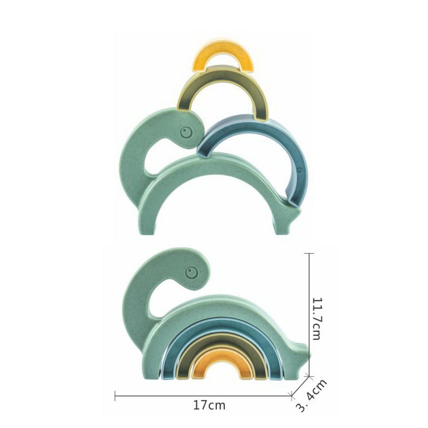 Maya & Friends Bio Dinosaur Stacker (Assorted Colours)