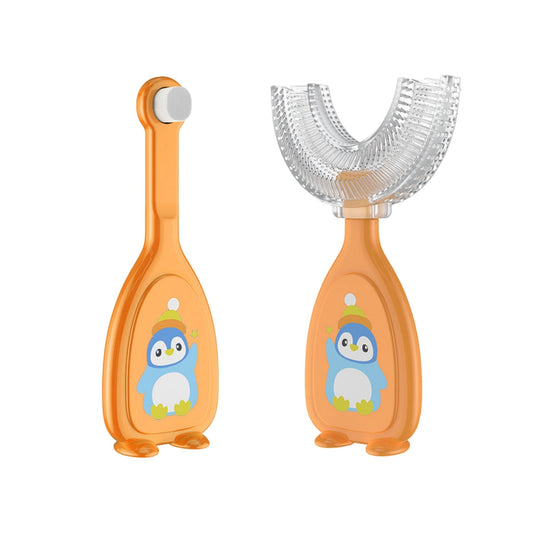 Maya & Friends Infant Toothbrush Set (U-Shaped & Ultra Soft Bristle) With Case