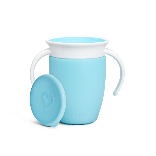 Munchkin Miracle ® 360° Trainer Cup - 7oz with Lid (Voted Best Baby Sippy Cup)