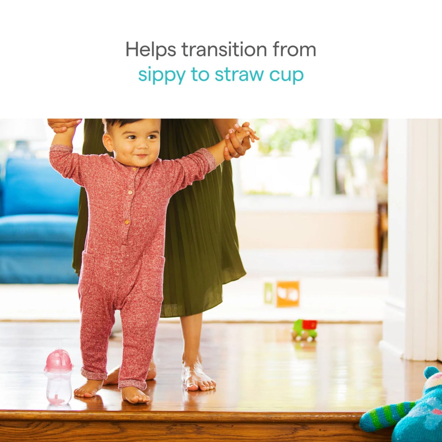 Munchkin Any Angle Click Lock ™ Weighted Straw Cup - 10oz