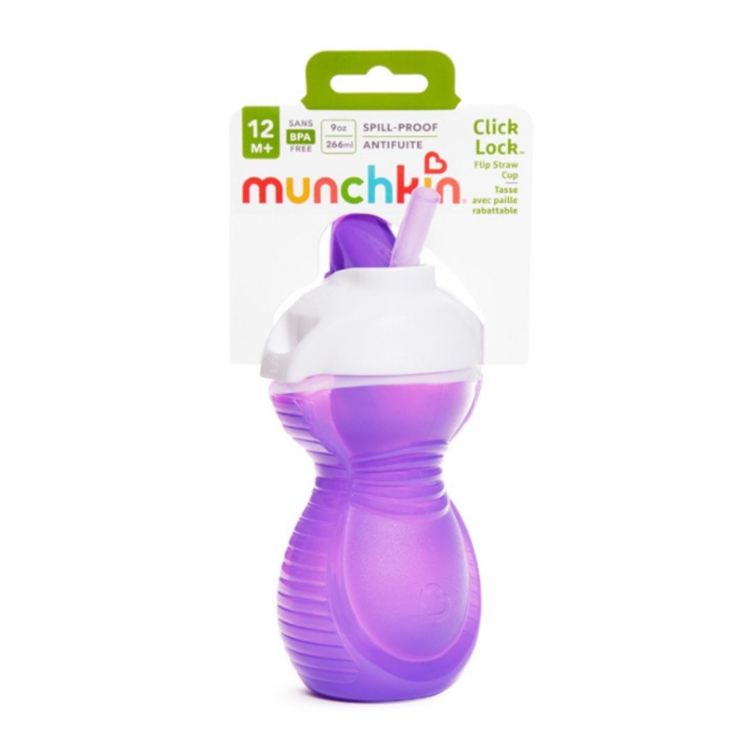 Munchkin Click Lock ™ Flip Straw Cup - 9oz