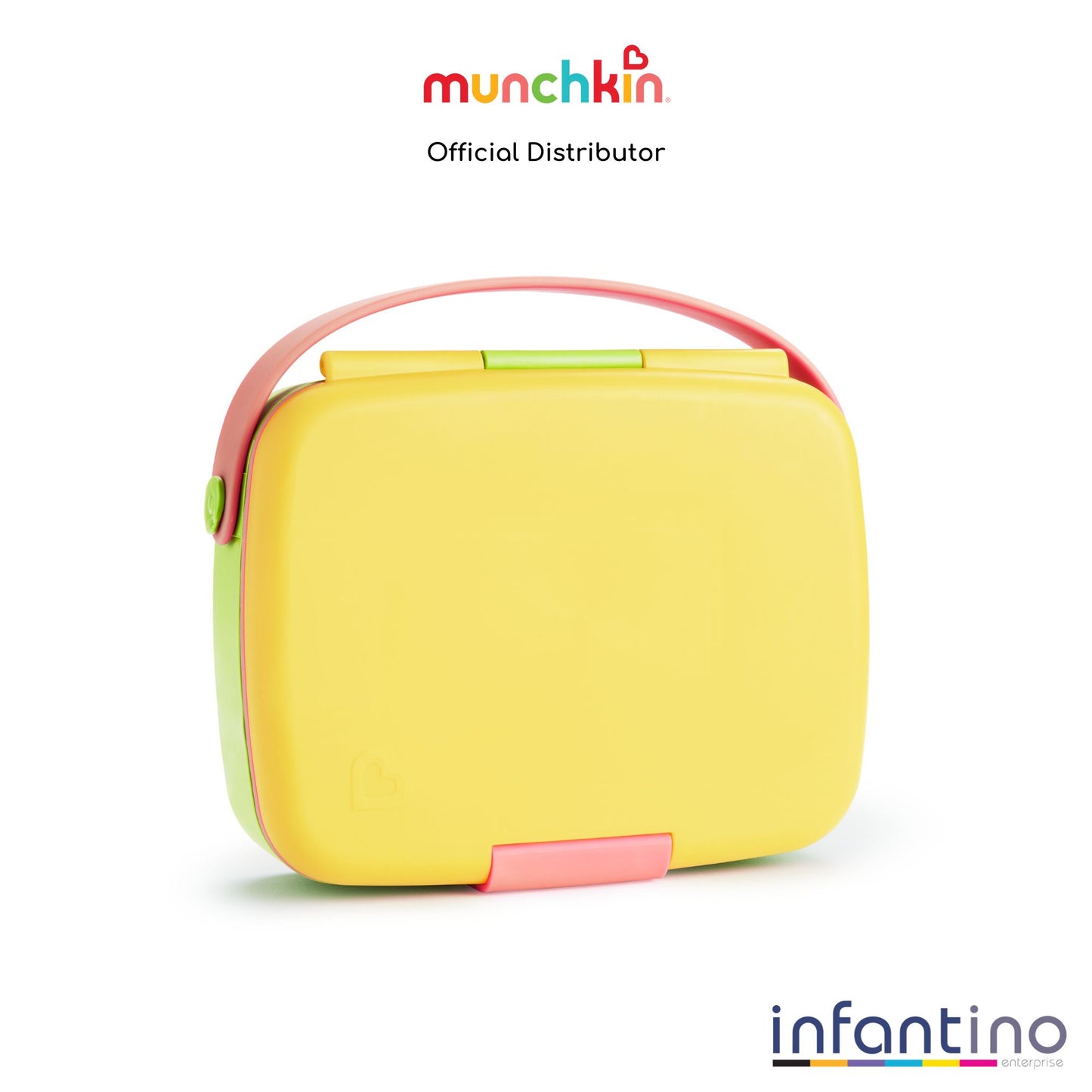 Munchkin Lunch ™ Bento Box with Stainless Steel Utensils