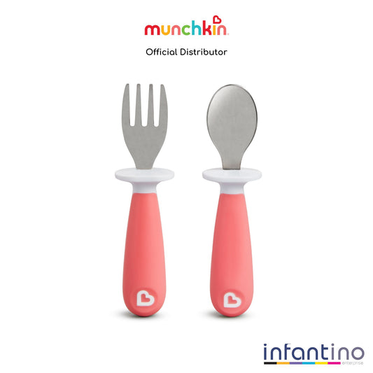 Munchkin Raise™ Toddler Fork & Spoon Set