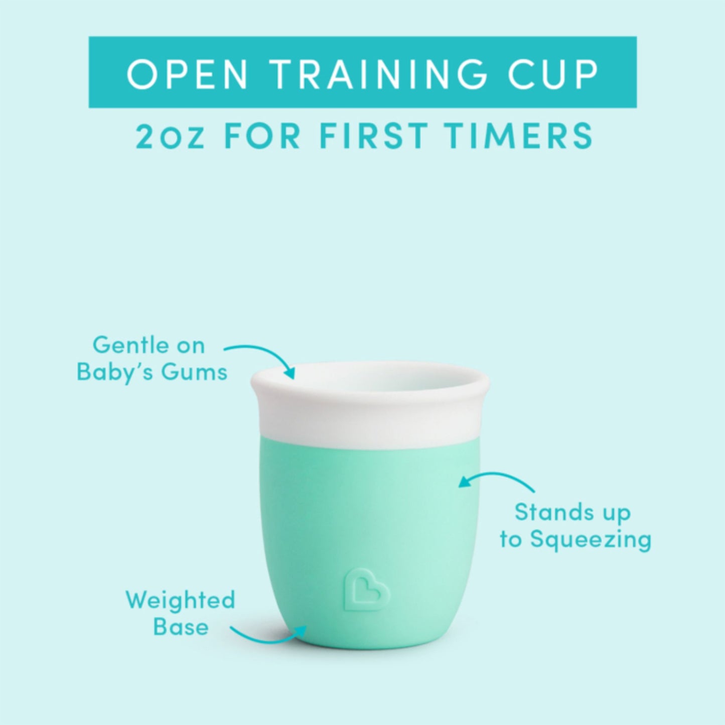 Munchkin C’est Silicone! ™ Open Training Cup