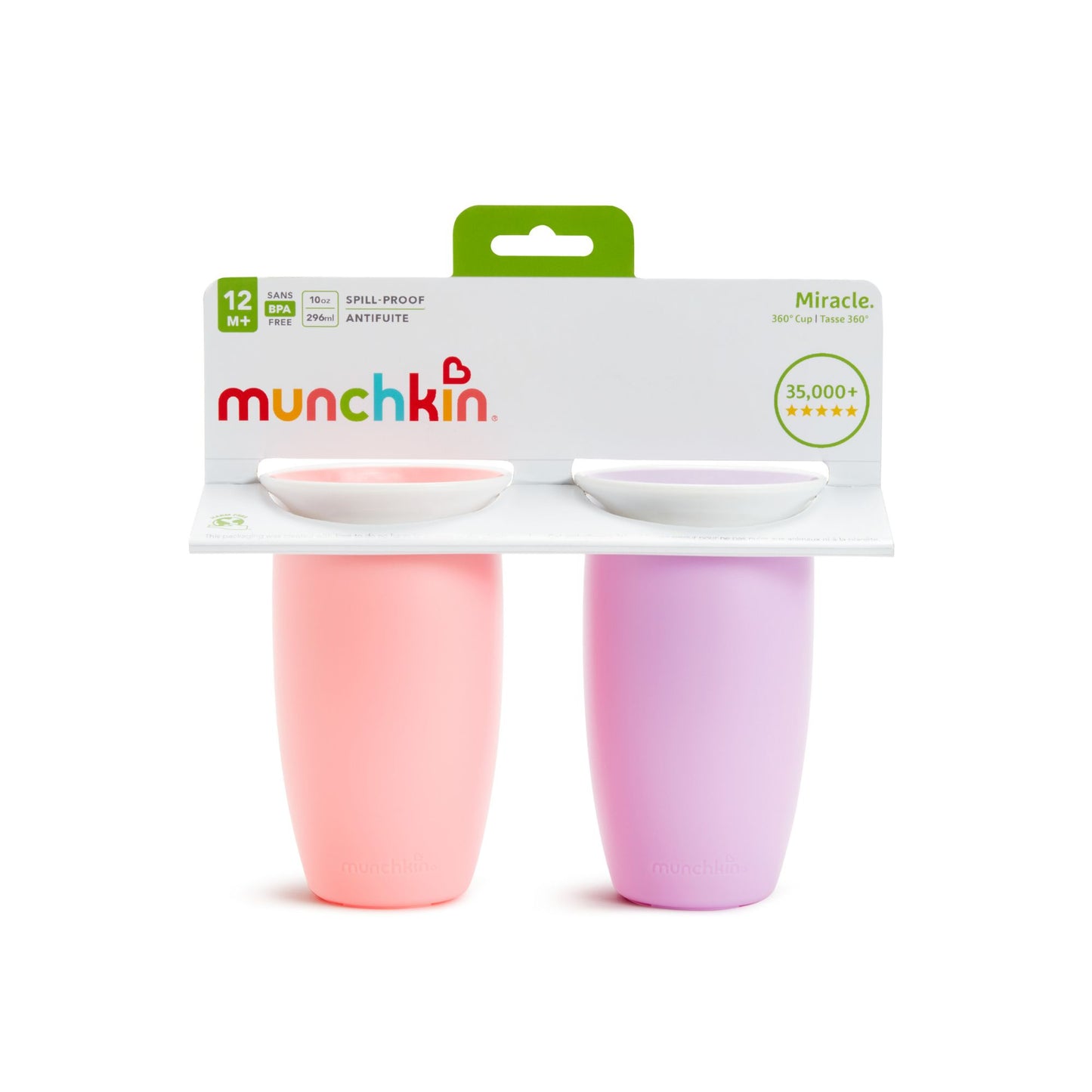 Munchkin Miracle ® 360° Sippy Cup Twin Pack - 10oz