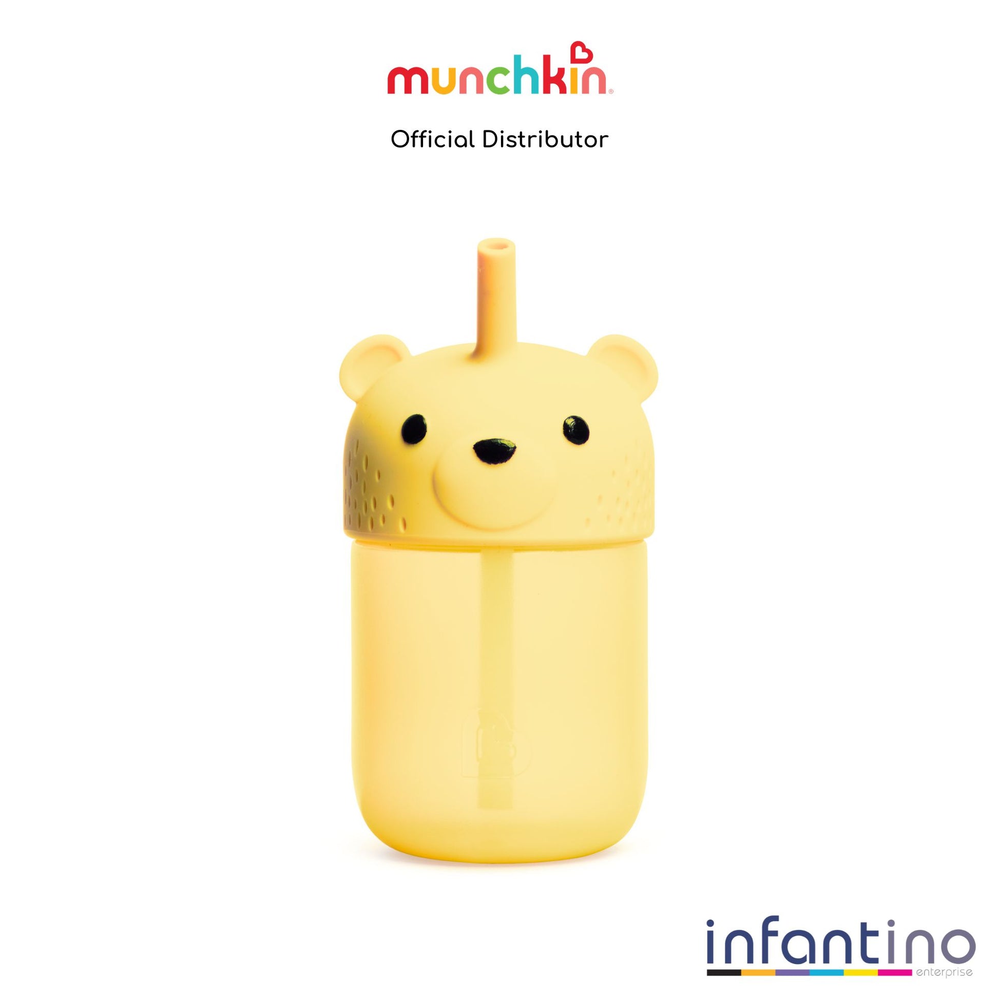 Munchkin Bear Gentle ™ Transition First Straw Cup - Infantino