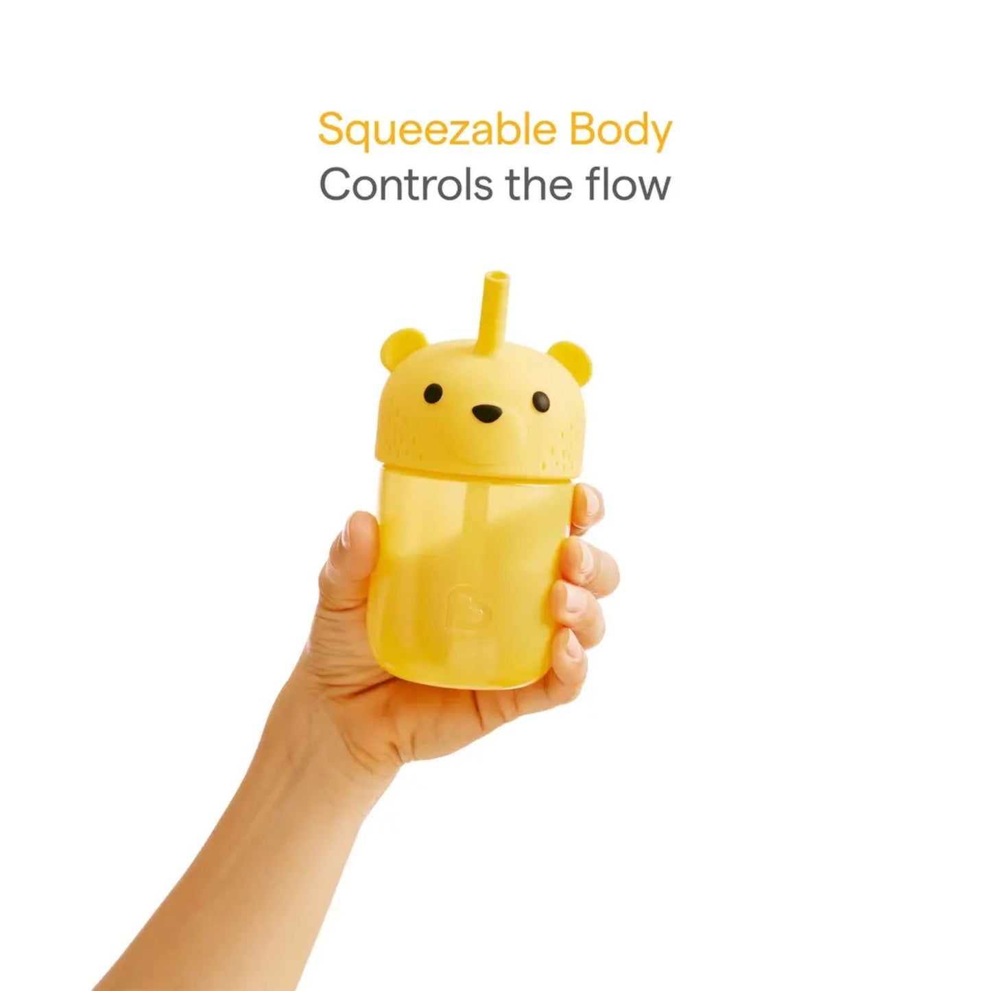 Munchkin Bear Gentle ™ Transition First Straw Cup - Infantino