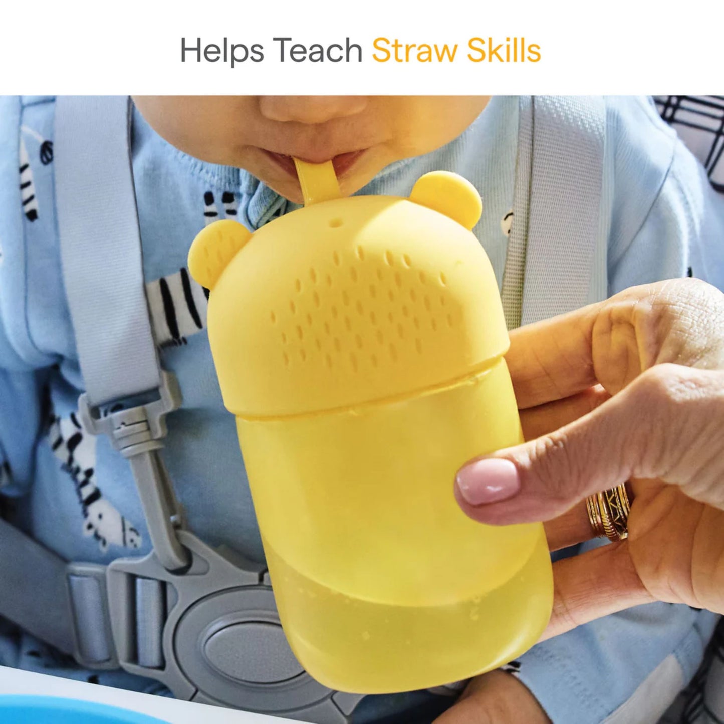 Munchkin Bear Gentle ™ Transition First Straw Cup - Infantino