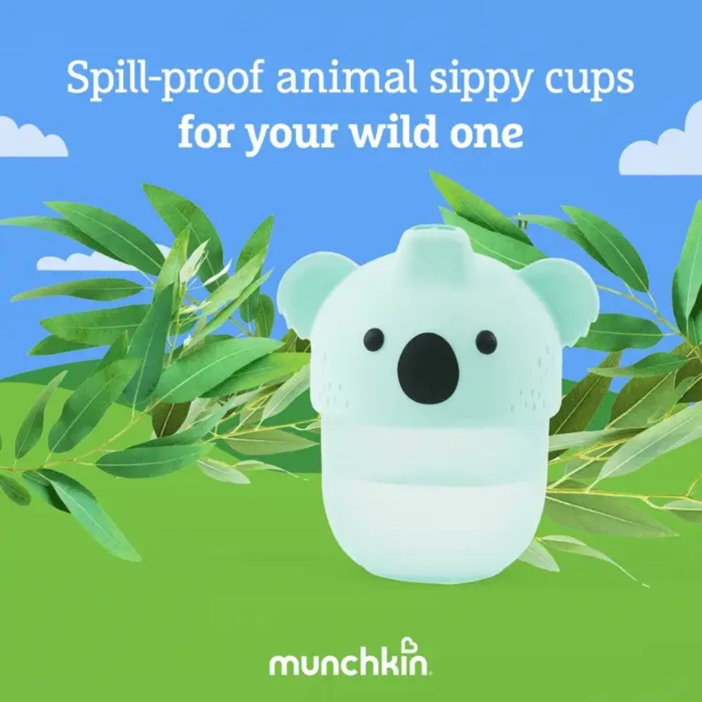 Munchkin Koala Soft-Touch Spill-Proof Sippy Cup - 8oz