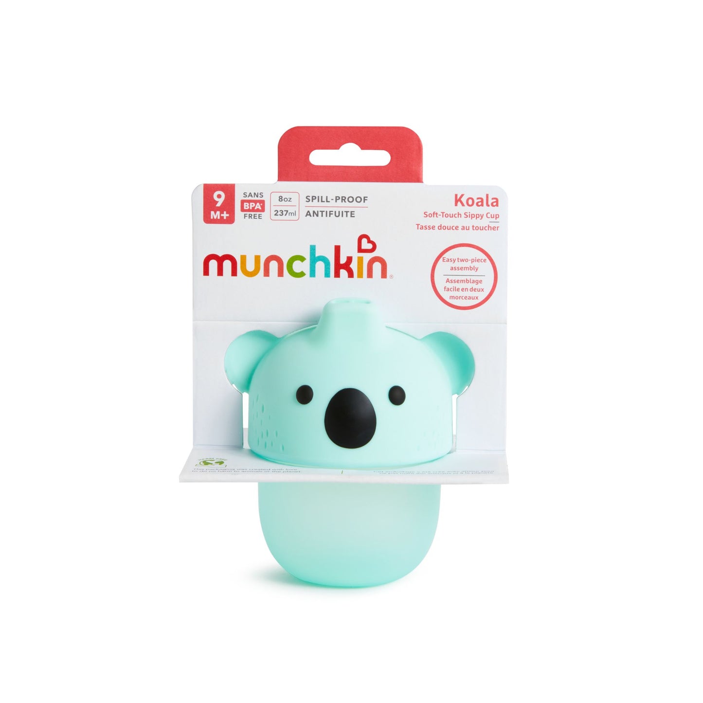 Munchkin Koala Soft-Touch Spill-Proof Sippy Cup - 8oz