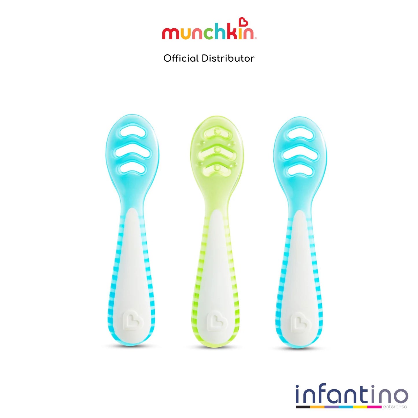 Munchkin Gentle Dip ™ Multistage First Spoons - 3pk