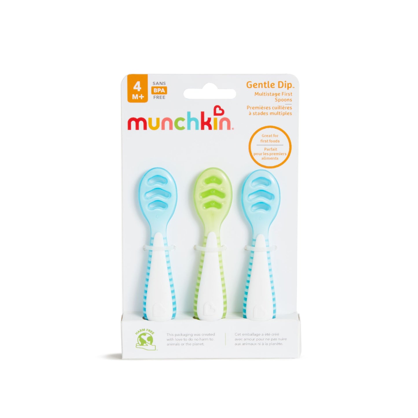 Munchkin Gentle Dip ™ Multistage First Spoons - 3pk