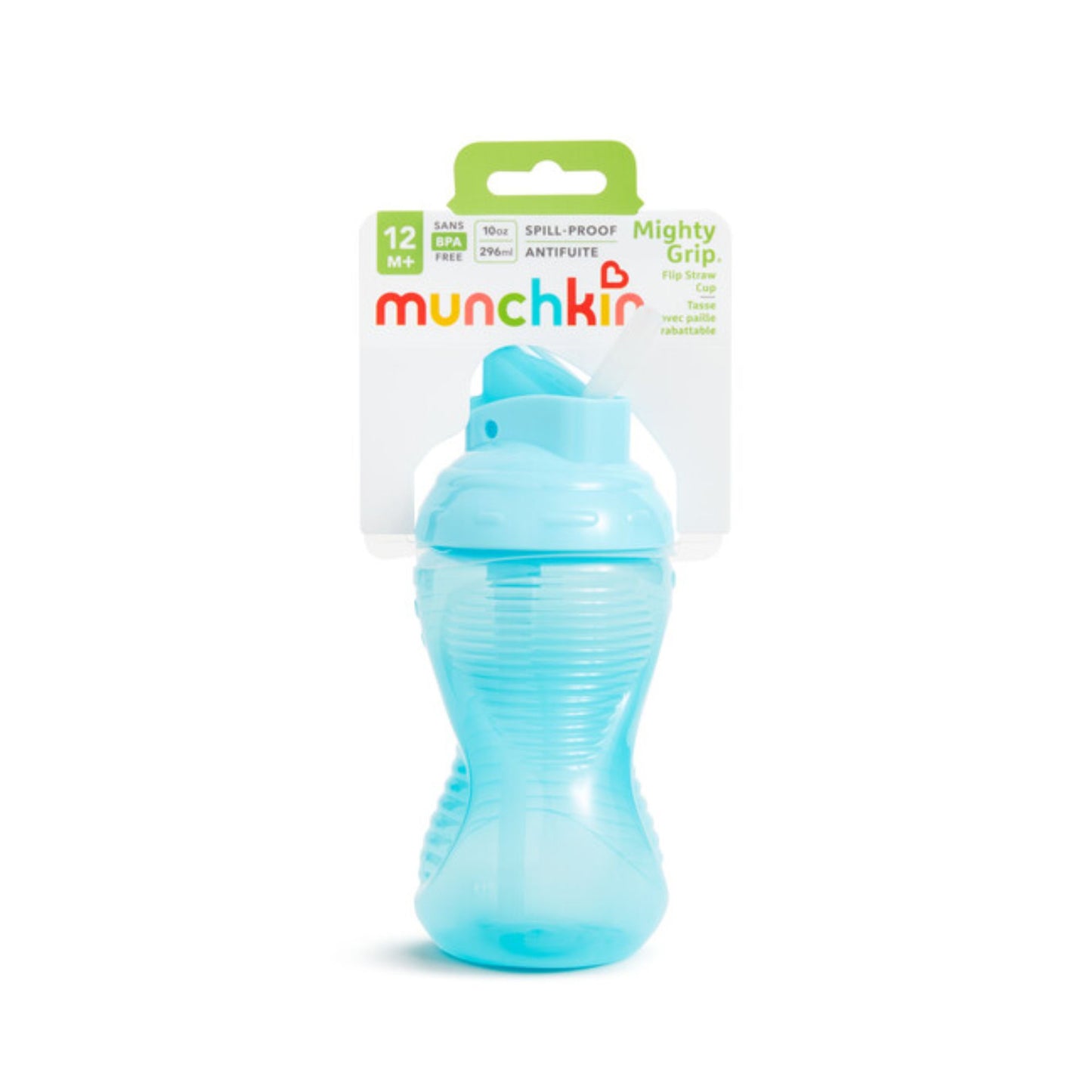 Munchkin Mighty Grip ® Flip Straw Cup - 10oz