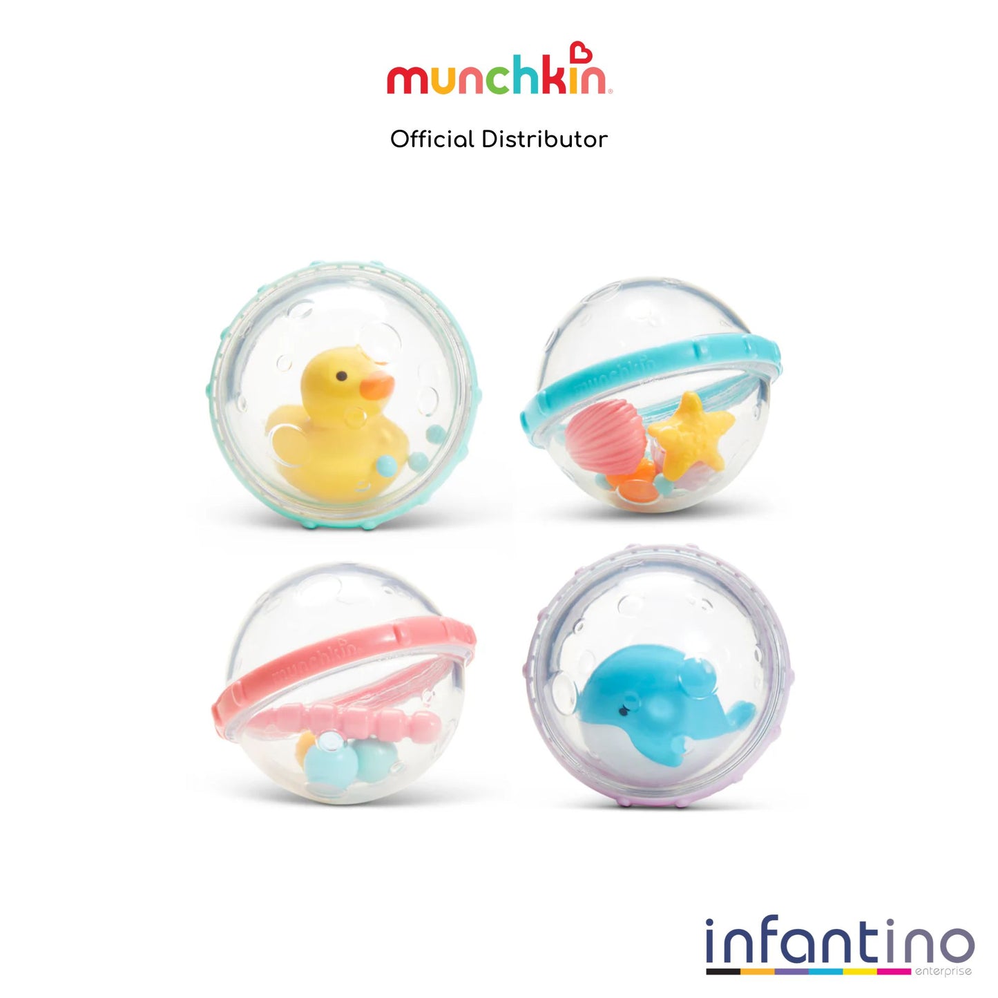 Munchkin Float & Play Bubbles - 4pk